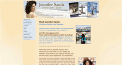 Desktop Screenshot of jennifersands.com